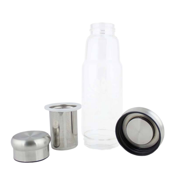 BOTELLA INFUSORA DE VIDRIO 550 ML- MANDAL - Imagen 3